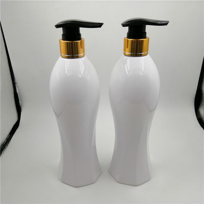 Dökülmez 33/410 Pompalı Plastik Dağıtıcı Şişeler, 500ml Beyaz Pompa Şişesi