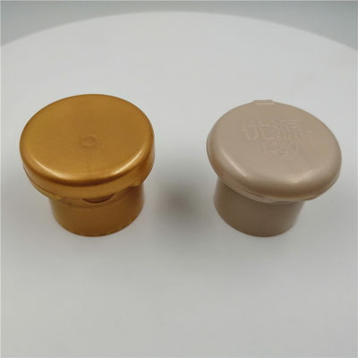 Çeşitli Hacim Kozmetik 28mm Plastik Şişe Çevirme Üst Kapağı Yuvarlak Şekil