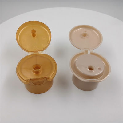 Çeşitli Hacim Kozmetik 28mm Plastik Şişe Çevirme Üst Kapağı Yuvarlak Şekil