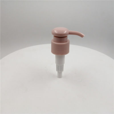 Pembe Renkli BPA İçermeyen Taşınabilir 24mm Losyon Pompası Nervürlü Kapatma