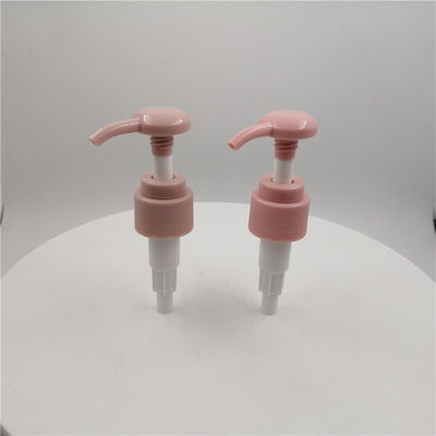 Pembe Renkli BPA İçermeyen Taşınabilir 24mm Losyon Pompası Nervürlü Kapatma