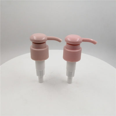 Pembe Renkli BPA İçermeyen Taşınabilir 24mm Losyon Pompası Nervürlü Kapatma