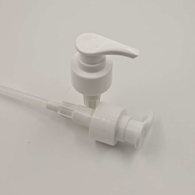 Siyah Beyaz Vidalı Plastik 28 / 410mm Losyon Şişesi Pompası 2cc Dozaj