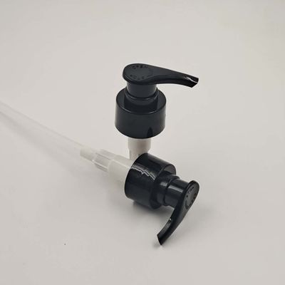 Siyah Beyaz Vidalı Plastik 28 / 410mm Losyon Şişesi Pompası 2cc Dozaj
