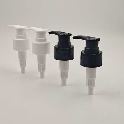Siyah Beyaz Vidalı Plastik 28 / 410mm Losyon Şişesi Pompası 2cc Dozaj