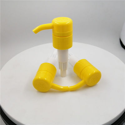 Pas Korumalı Plastik 28mm Bulaşık Sabunluk Pompası Sarı Renk