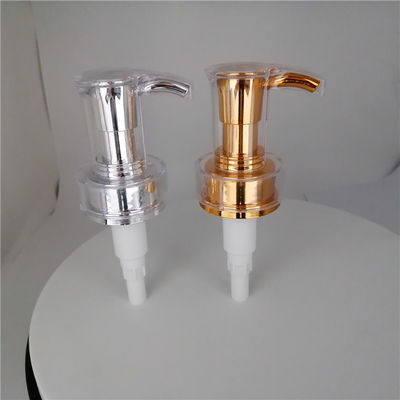 33mm 1.5ml / T Şampuan Dağıtıcı Pompası, Saç Kremi İçin Altın Sabunluk Pompası