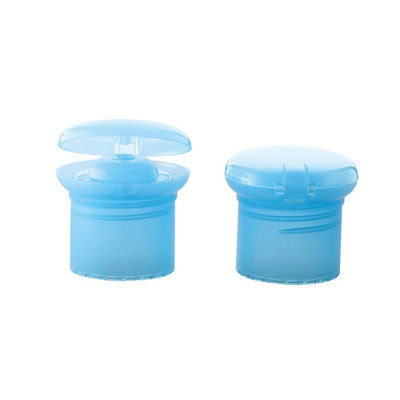 Çeşitli Hacim Kozmetik 28mm Plastik Şişe Çevirme Üst Kapağı Yuvarlak Şekil