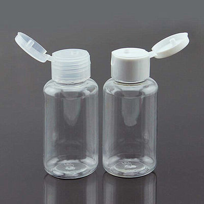 Kozmetik Pet Plastik 30ml Flip Top Cap Şişe, 24mm Flip Top Cap Taşınabilir