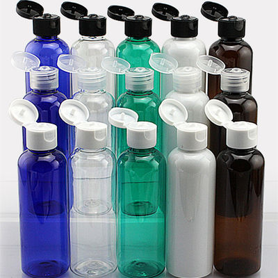 Kozmetik Pet Plastik 30ml Flip Top Cap Şişe, 24mm Flip Top Cap Taşınabilir