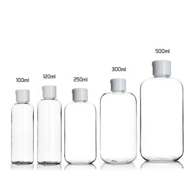 Kozmetik Pet Plastik 30ml Flip Top Cap Şişe, 24mm Flip Top Cap Taşınabilir