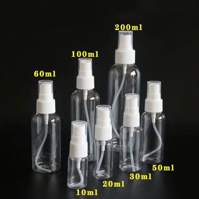 Doldurulabilir Şeffaf Plastik Sprey Pompa Şişesi, Cilt Bakımı Suyu İçin 50ml Pompa Sprey Şişesi