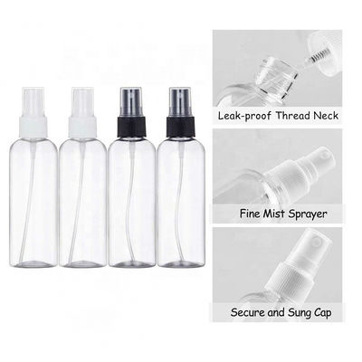 Özel Renkli Plastik Pompa Sprey Şişeleri 10ml 30ml 50ml 60ml 100ml