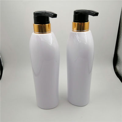 Dökülmez 33/410 Pompalı Plastik Dağıtıcı Şişeler, 500ml Beyaz Pompa Şişesi