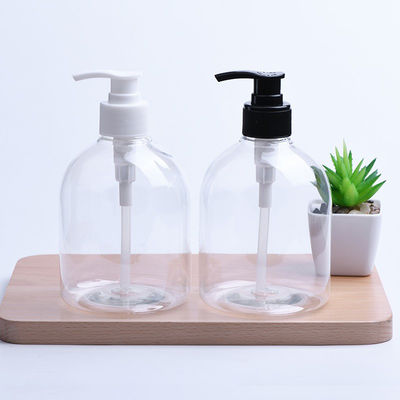 SGS 500ml Şeffaf Plastik Pompa Şişeleri