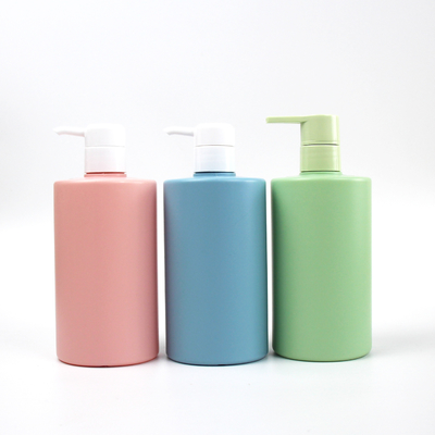 500ml HDPE kozmetik şişe el yıkama Vücut Süt şişesi şampuan ve saç kremi için boş plastik şişeler